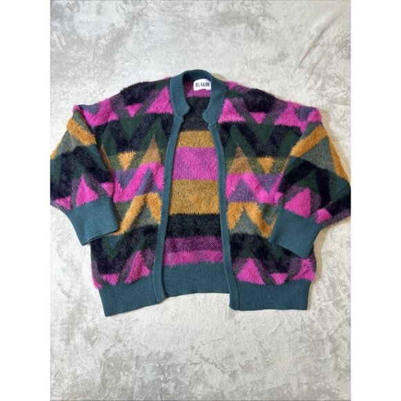 Anthropologie Sweaters - Bel kazan anthropologie os cardigan eyelash knit chevron open front sweater